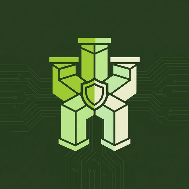 Illustration des 4 piliers E-E-A-T - Expérience, Expertise, Autorité, Confiance